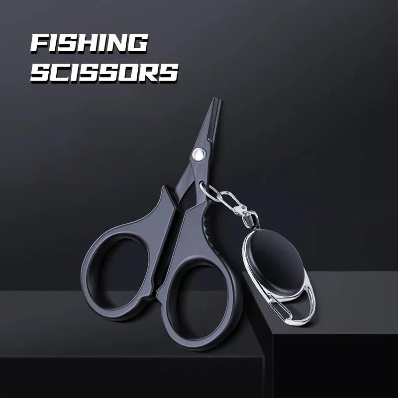 Fishing Line Cutter - مقص صيد محمول مع حبل قابل