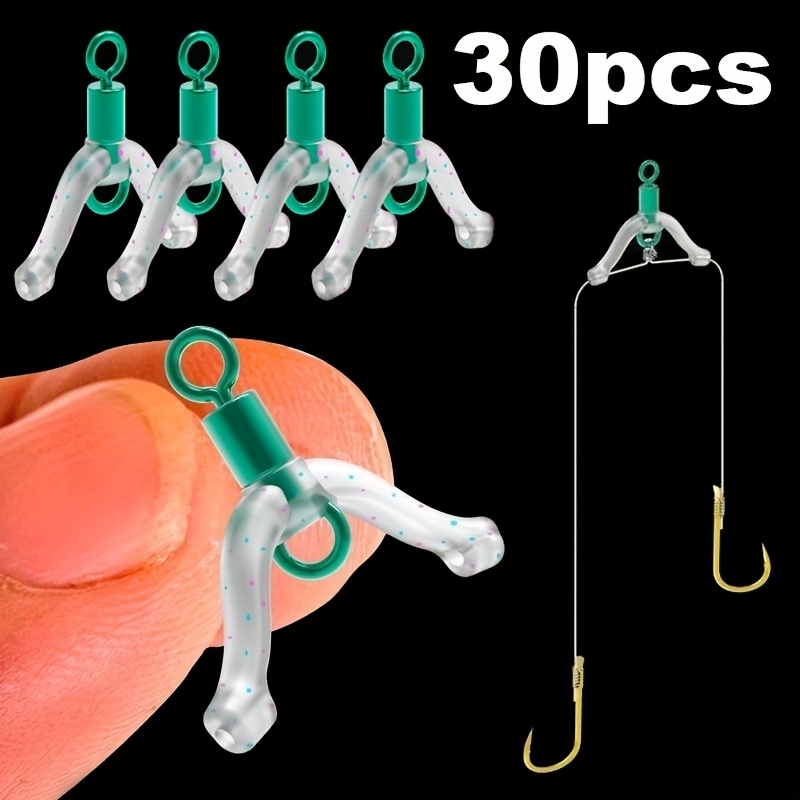 Fishing Line Winder - 30 قطعة، مشبك على شكل رقم