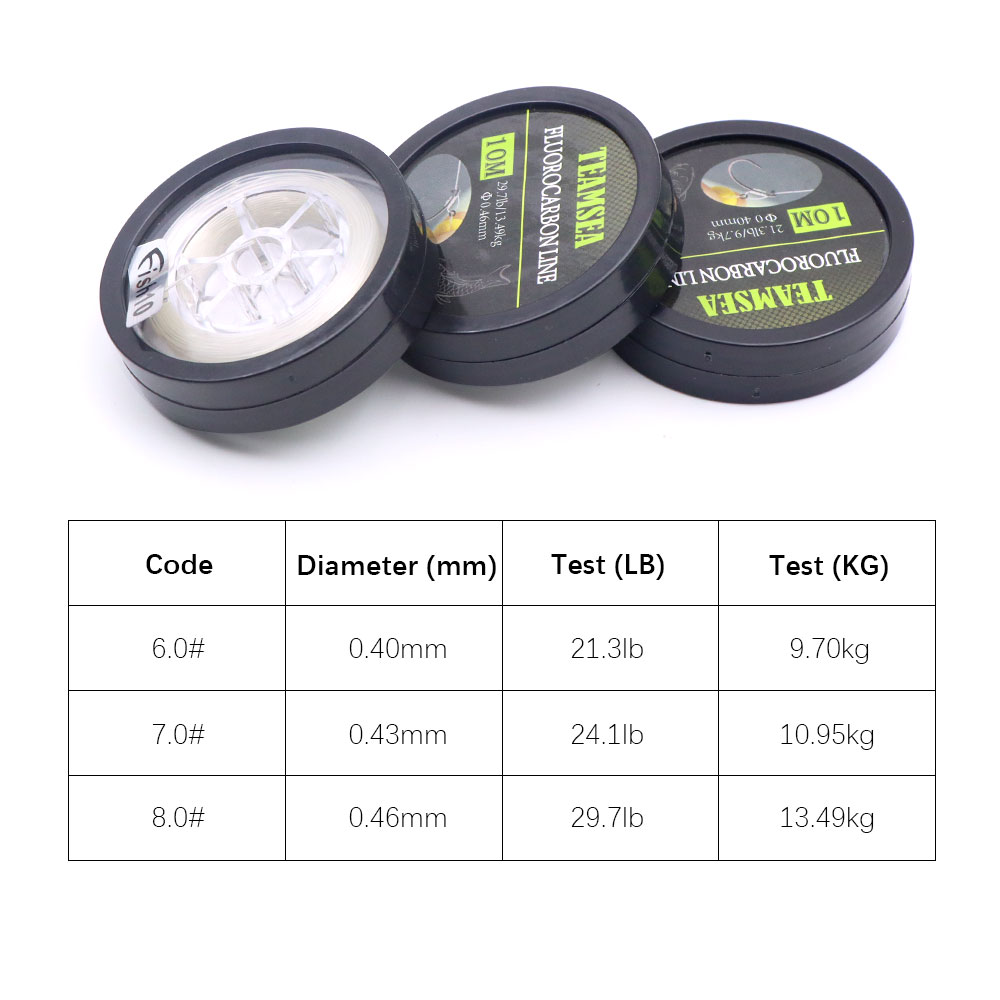 خيط صيد سمك الشبوط بطول 10 أمت - مراجعة Fluorocarbon Line وسعره