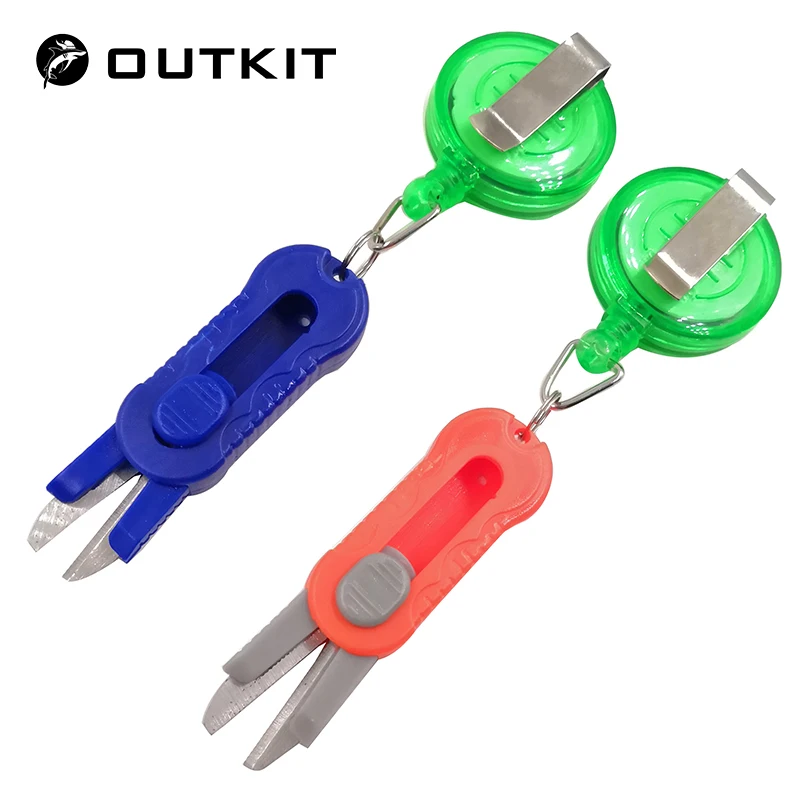 OUTKIT 1 قطعة مقص مرن صغير خيط - مراجعة Fishing Line Cutter وسعره