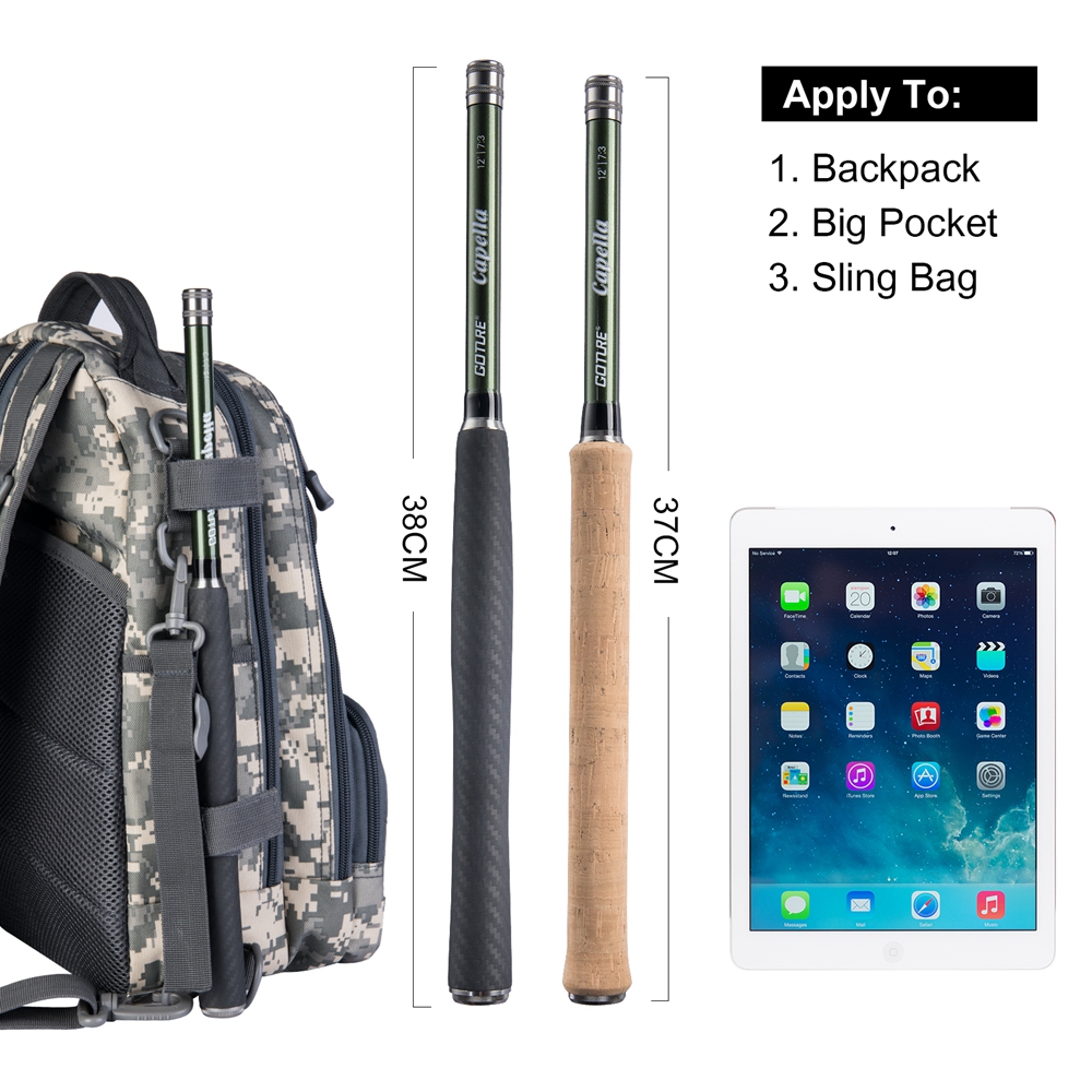 Goture Tenkara يطير الصيد رود  - مراجعة Saltwater Line وسعره