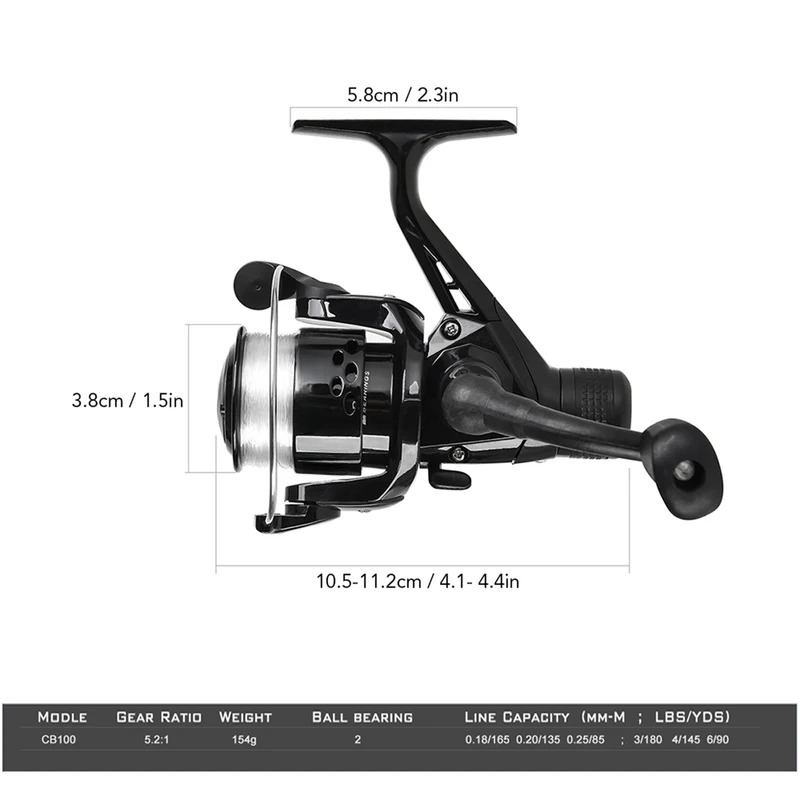 BRAVMAK 2.1/ 2.3 mTelescopic ا - مراجعة Fishing Line Spool وسعره